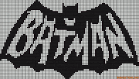 Wide retro bat-logo reference